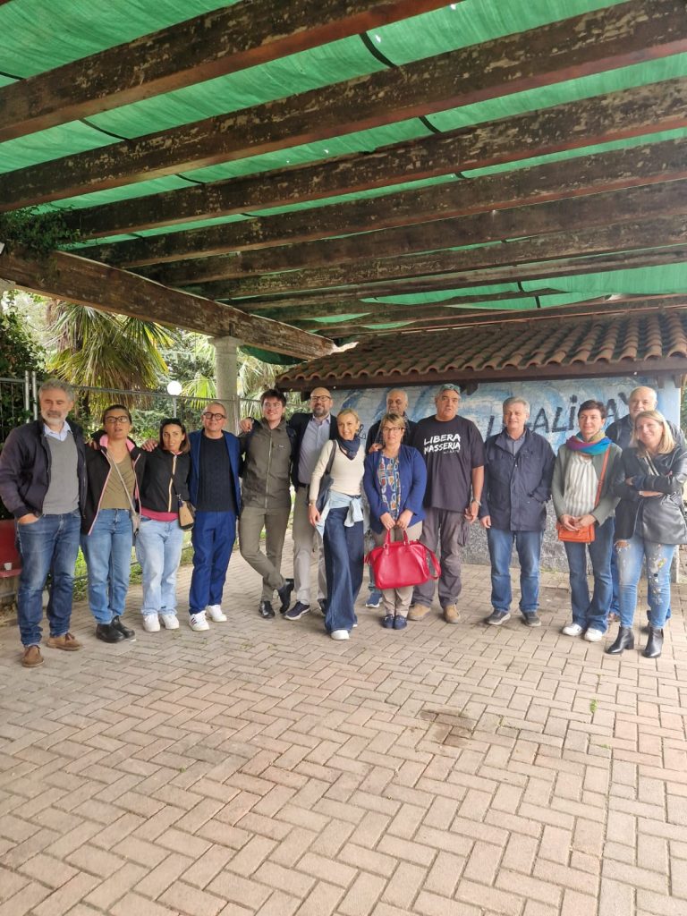 La Commissione Antimafia in visita alla Libera Masseria di Cisliano (MI)